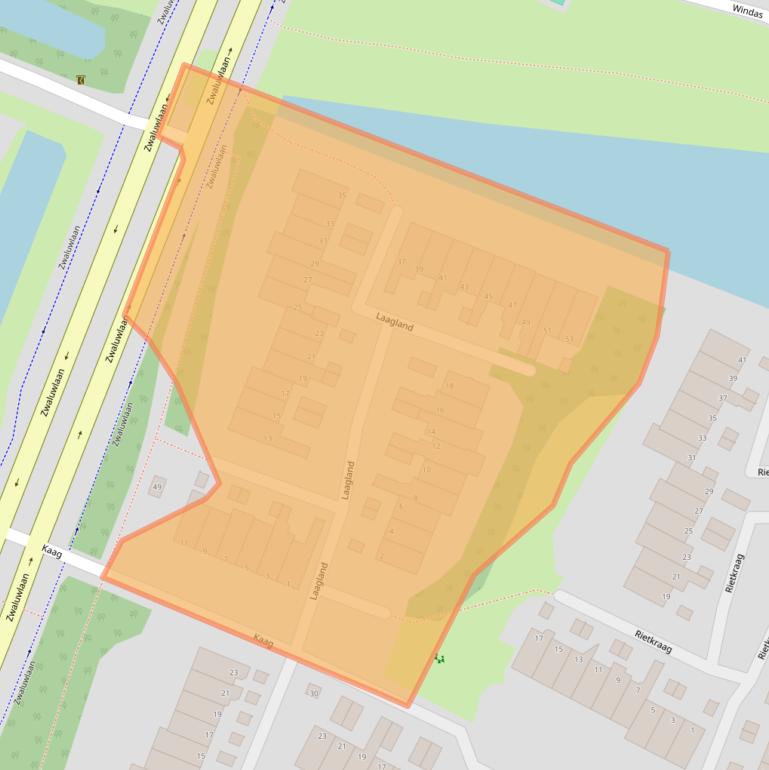 Kaart van postcodegebied 3121TA.