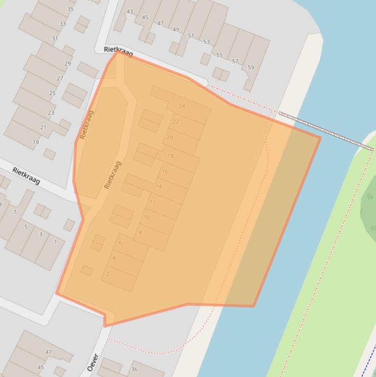 Kaart van postcodegebied 3121TB.