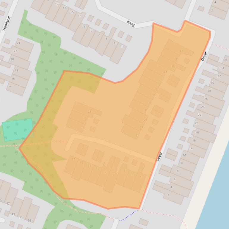 Kaart van postcodegebied 3121XR.