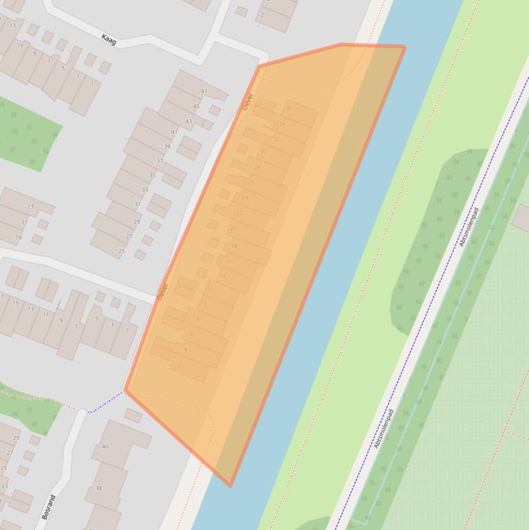 Kaart van postcodegebied 3121XS.