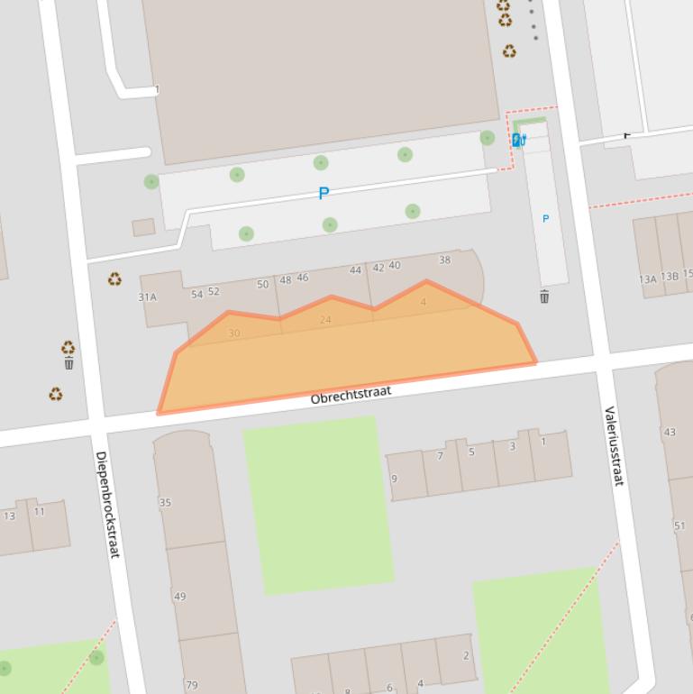 Kaart van postcodegebied 3122AH.