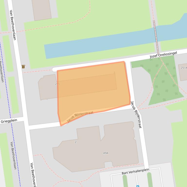 Kaart van postcodegebied 3122CV.