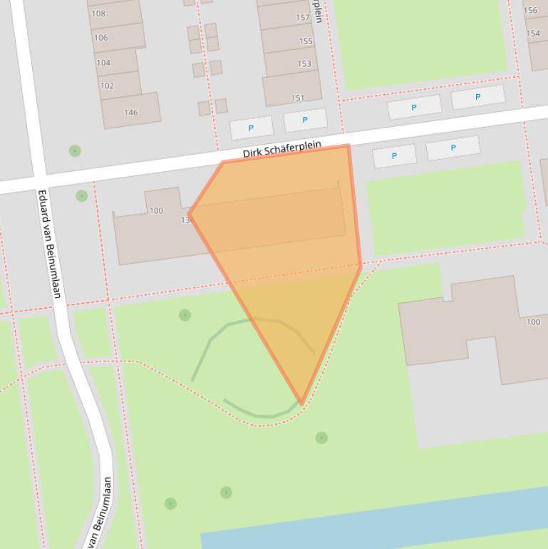 Kaart van postcodegebied 3122EE.