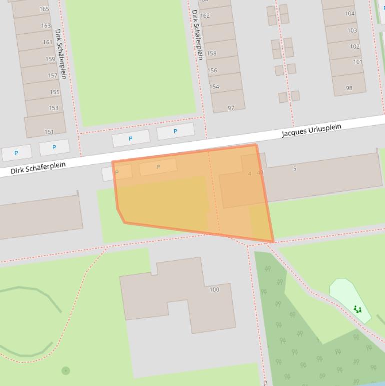 Kaart van postcodegebied 3122EH.