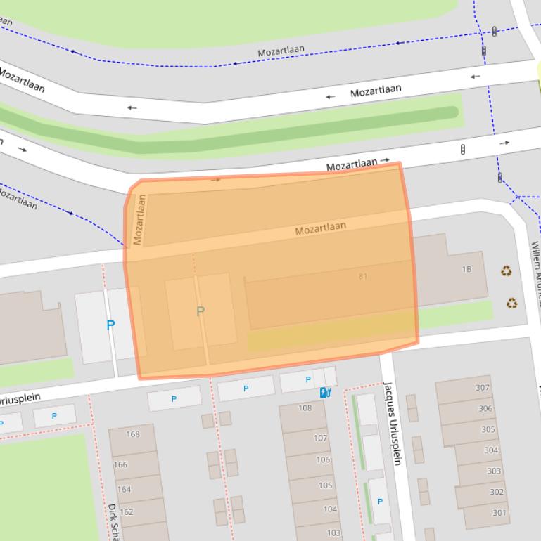 Kaart van postcodegebied 3122HD.