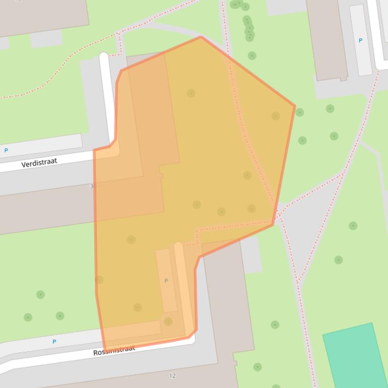 Kaart van postcodegebied 3122HT.