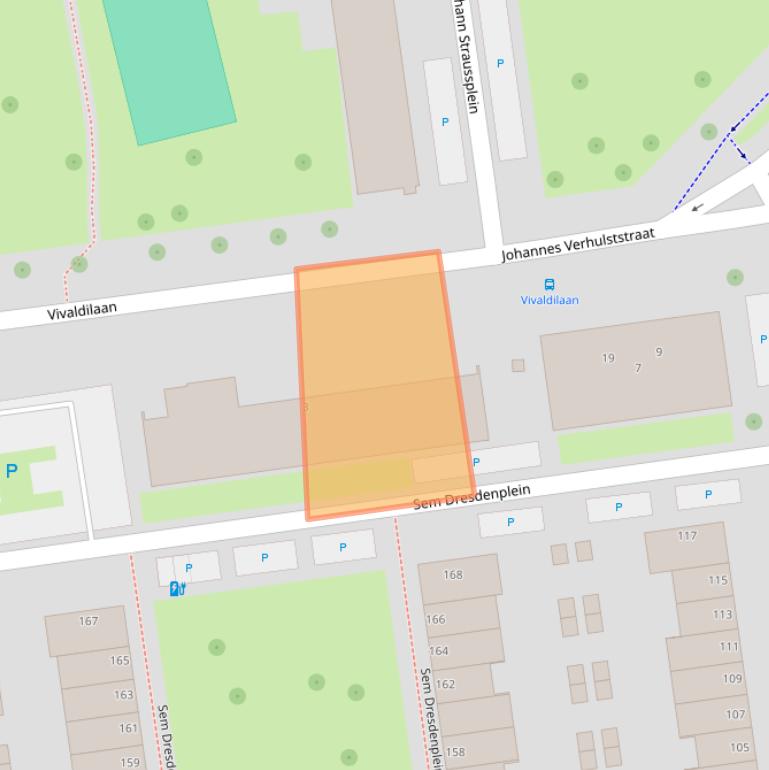 Kaart van postcodegebied 3122HV.