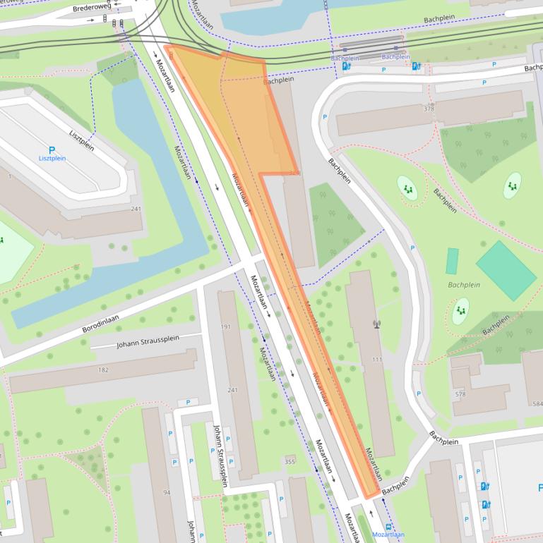 Kaart van postcodegebied 3122JC.