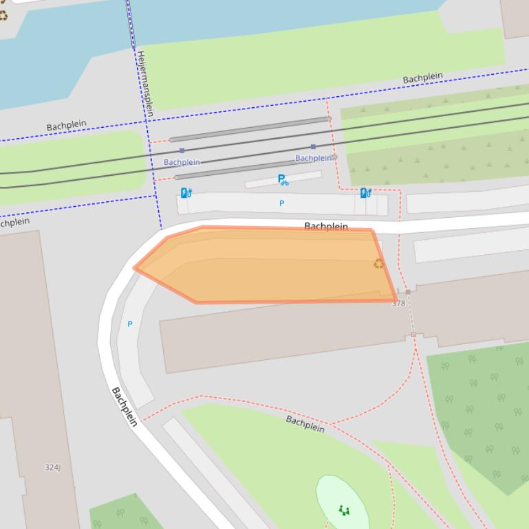 Kaart van postcodegebied 3122JJ.