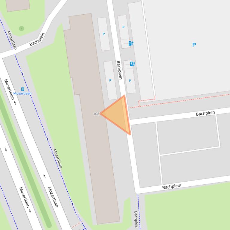 Kaart van postcodegebied 3122KA.