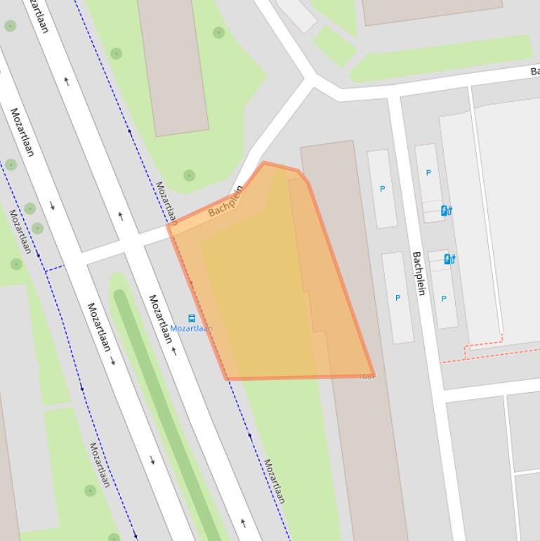 Kaart van postcodegebied 3122KC.