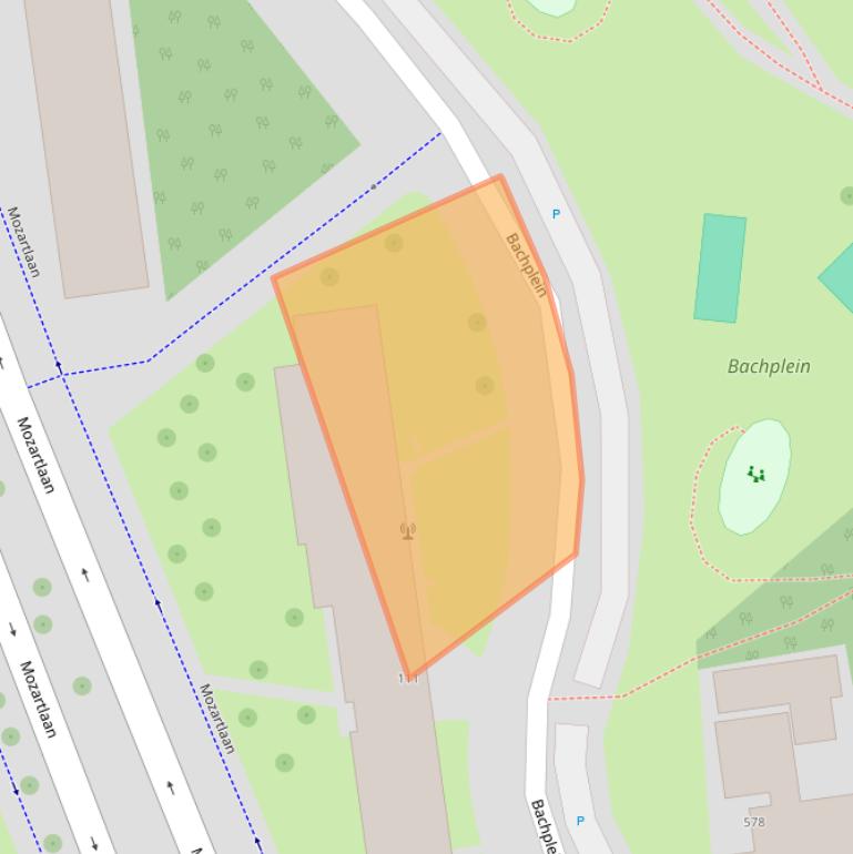 Kaart van postcodegebied 3122KH.