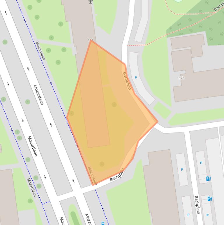 Kaart van postcodegebied 3122KL.