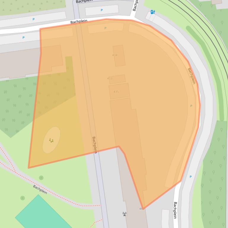 Kaart van postcodegebied 3122KN.