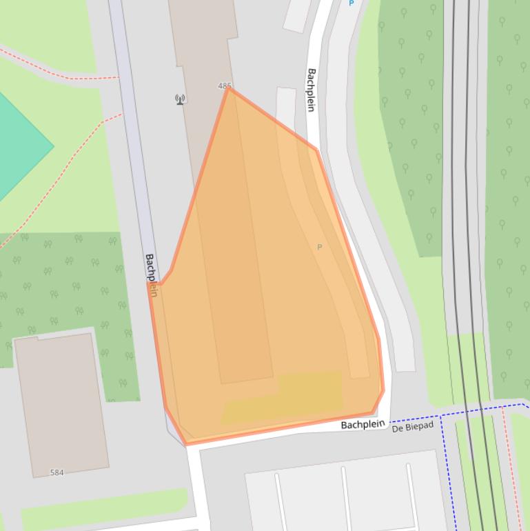 Kaart van postcodegebied 3122KS.