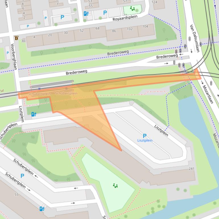 Kaart van postcodegebied 3122LE.