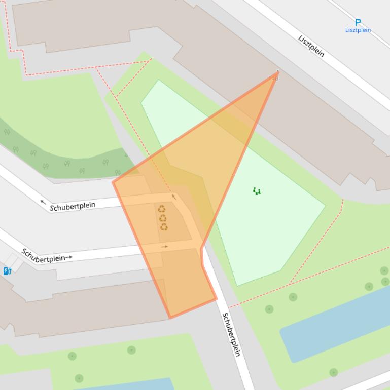 Kaart van postcodegebied 3122LJ.