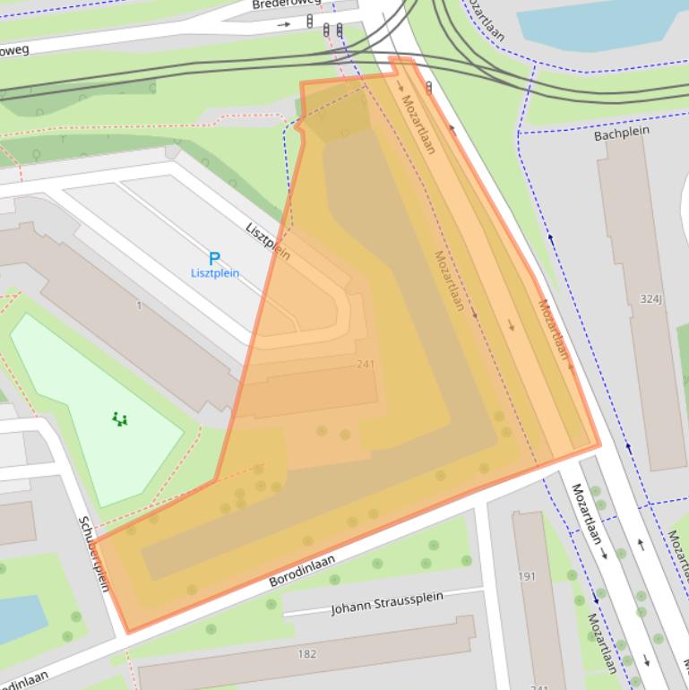 Kaart van postcodegebied 3122LN.