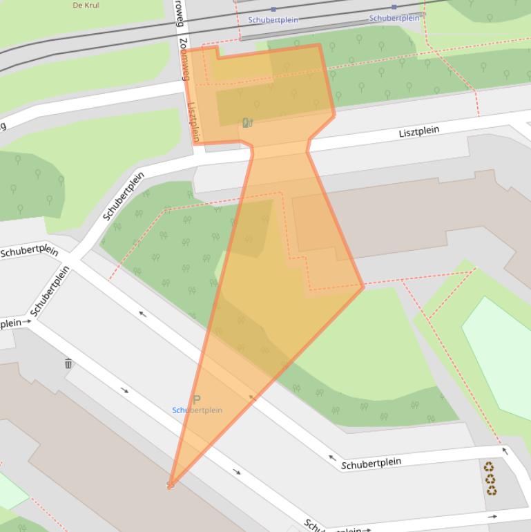 Kaart van postcodegebied 3122NC.