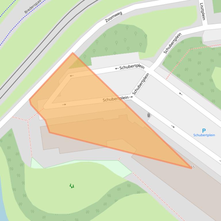 Kaart van postcodegebied 3122NG.