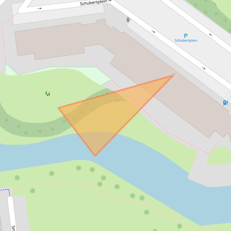 Kaart van postcodegebied 3122NJ.