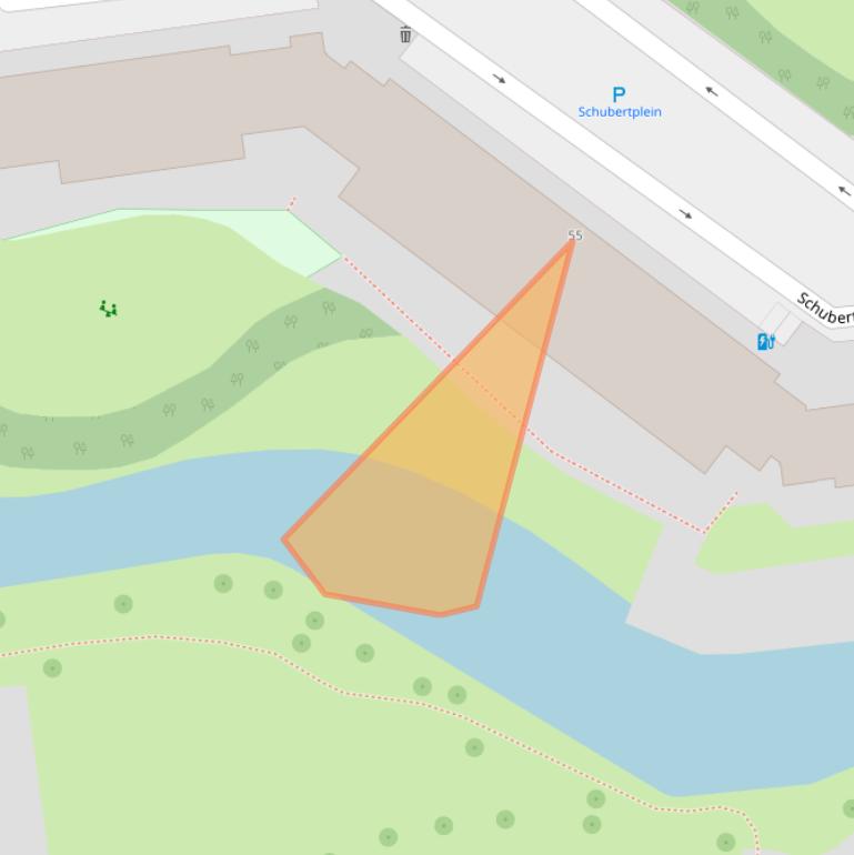 Kaart van postcodegebied 3122NK.