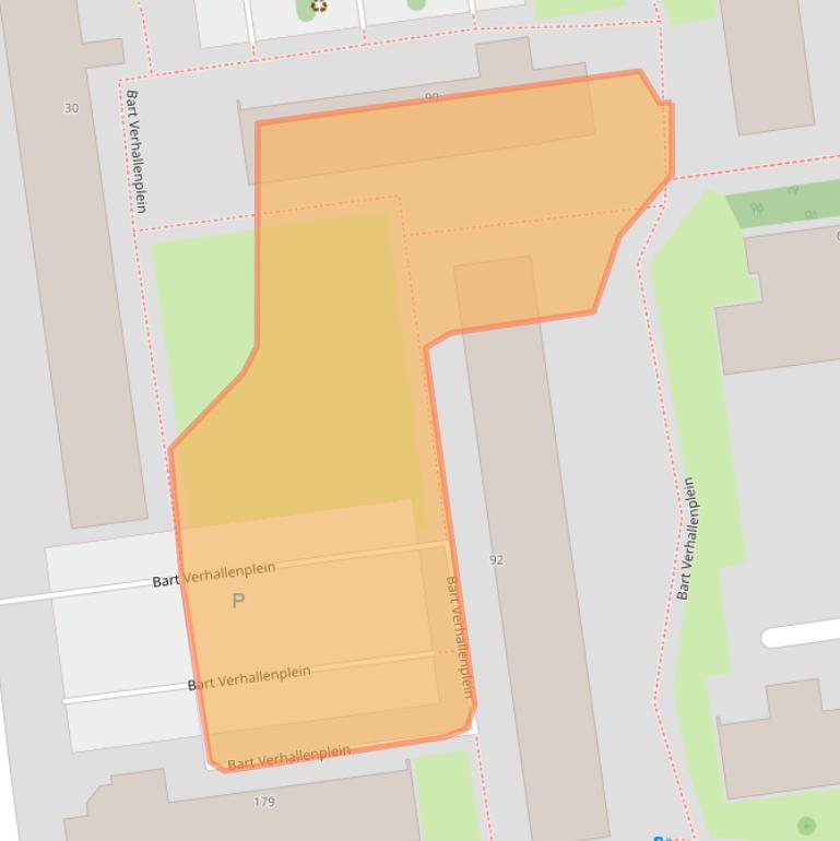 Kaart van postcodegebied 3122TD.