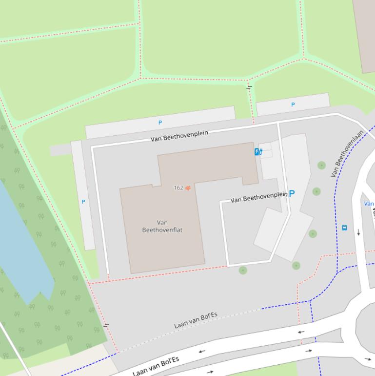 Kaart van postcodegebied 3122VA.