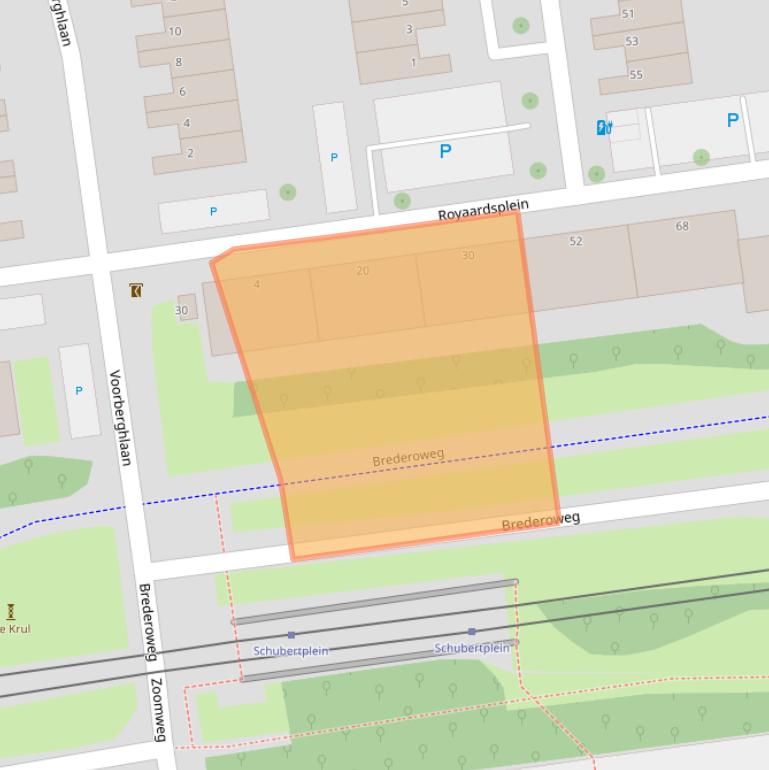 Kaart van postcodegebied 3123AN.