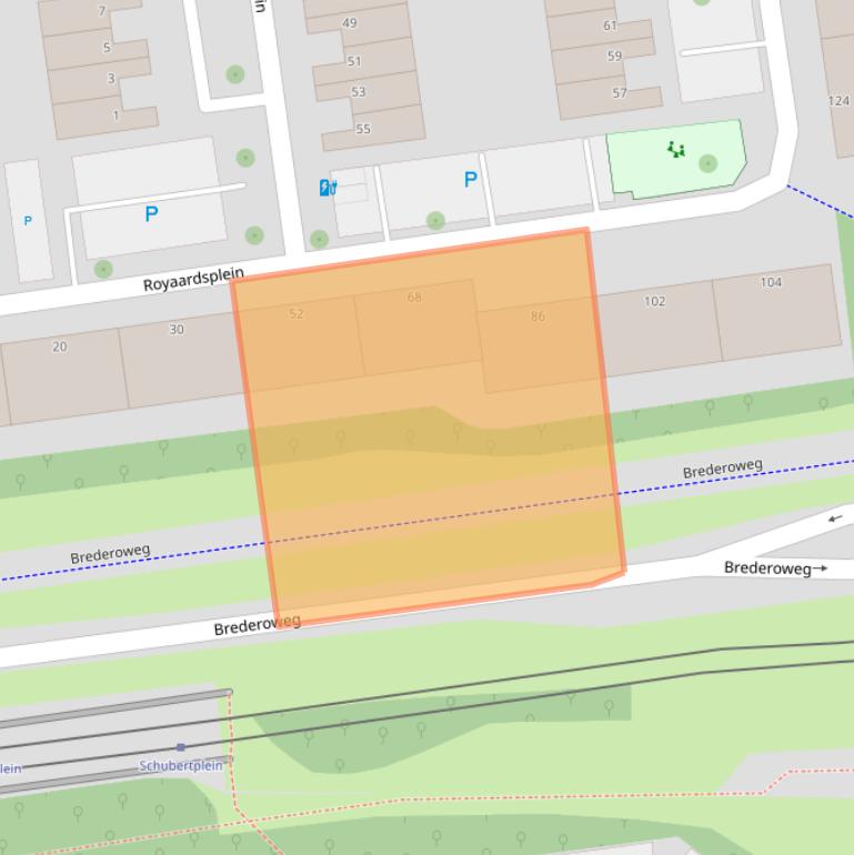 Kaart van postcodegebied 3123AP.