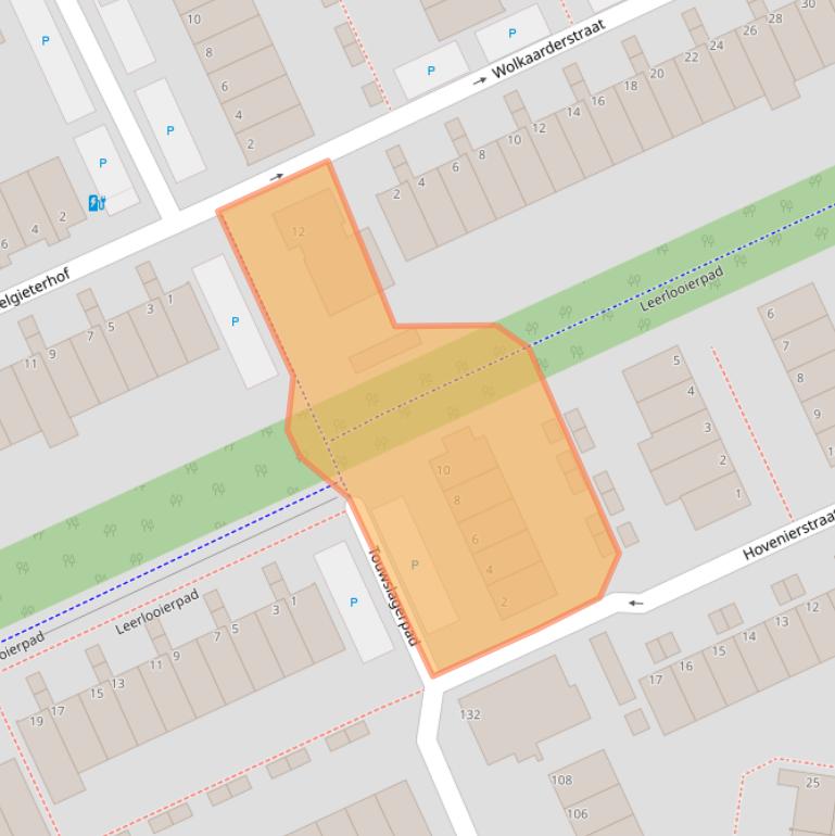 Kaart van postcodegebied 3123EM.