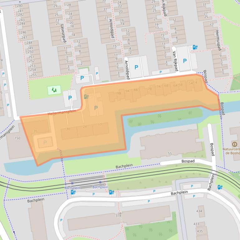 Kaart van postcodegebied 3123LA.