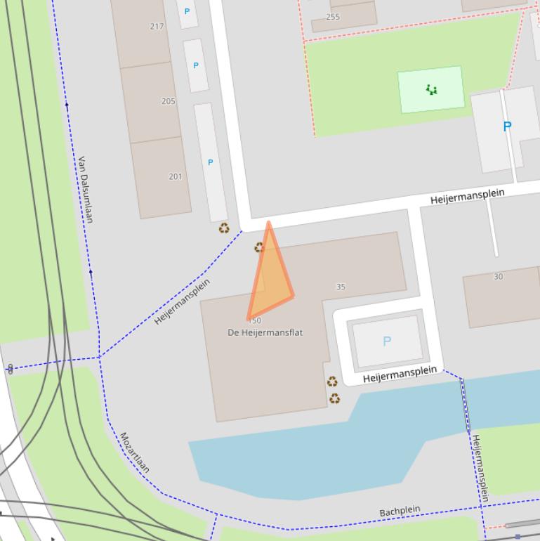 Kaart van postcodegebied 3123LC.