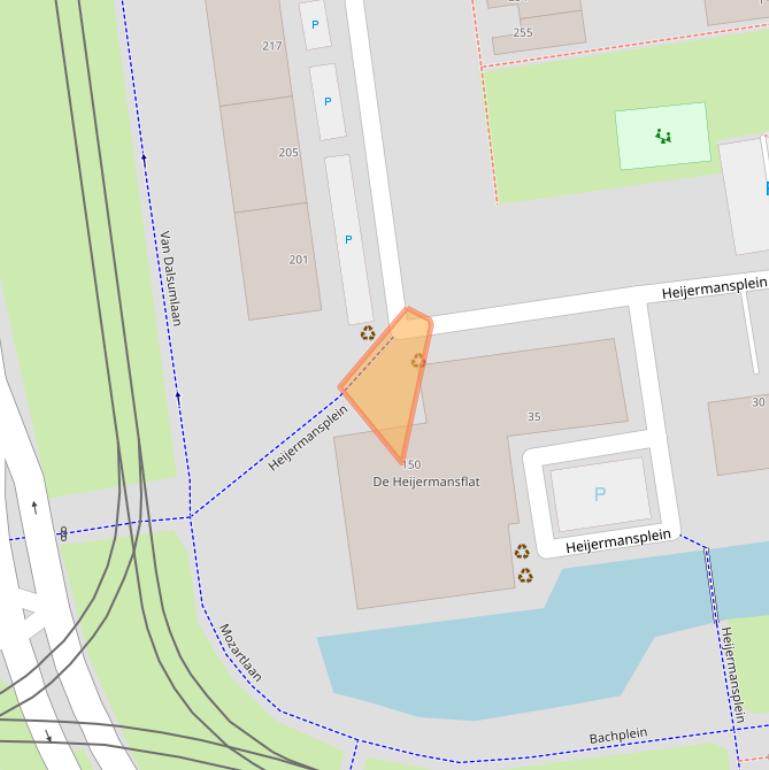 Kaart van postcodegebied 3123LD.