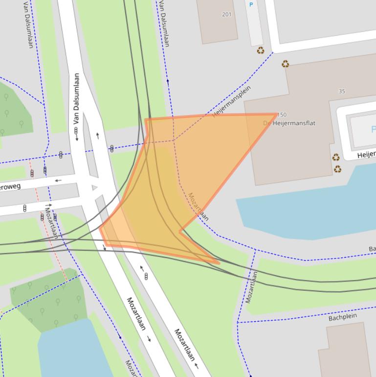 Kaart van postcodegebied 3123LG.