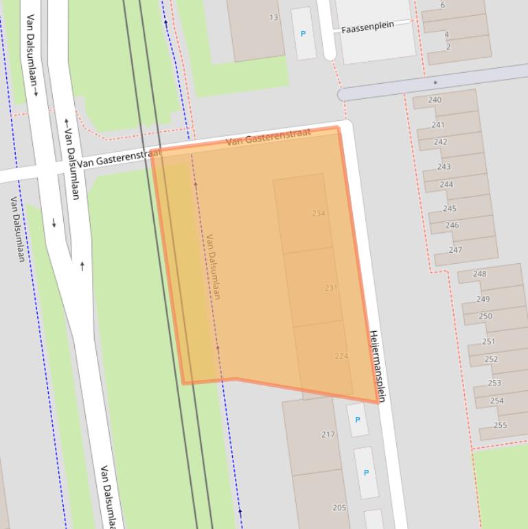 Kaart van postcodegebied 3123LL.