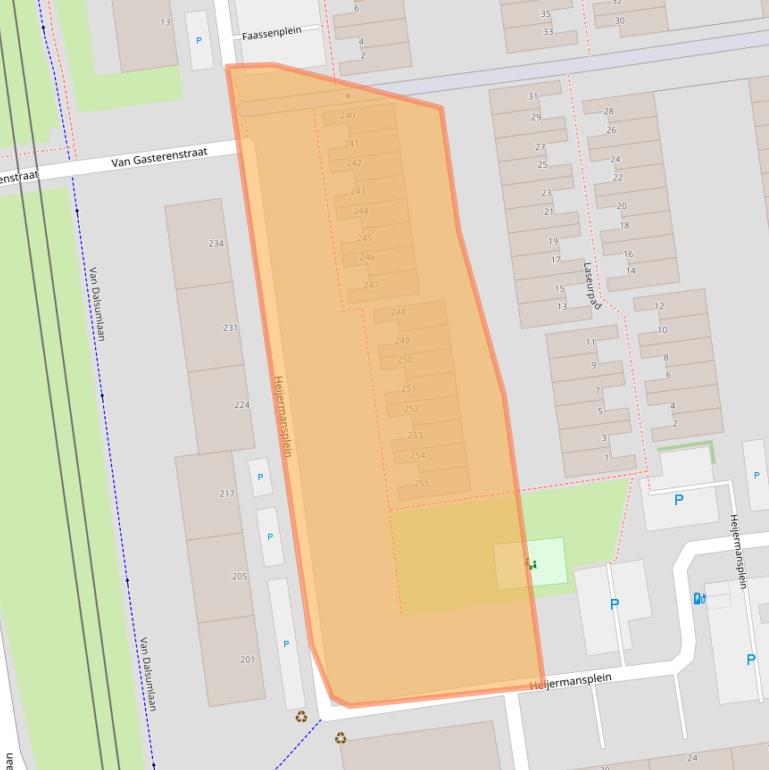 Kaart van postcodegebied 3123LM.