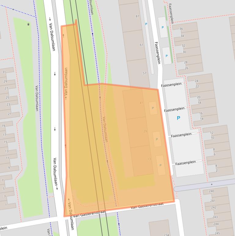 Kaart van postcodegebied 3123NE.