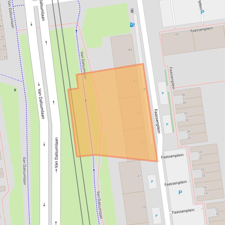 Kaart van postcodegebied 3123NG.