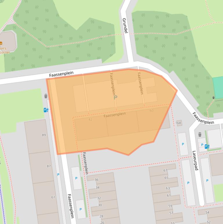 Kaart van postcodegebied 3123NK.