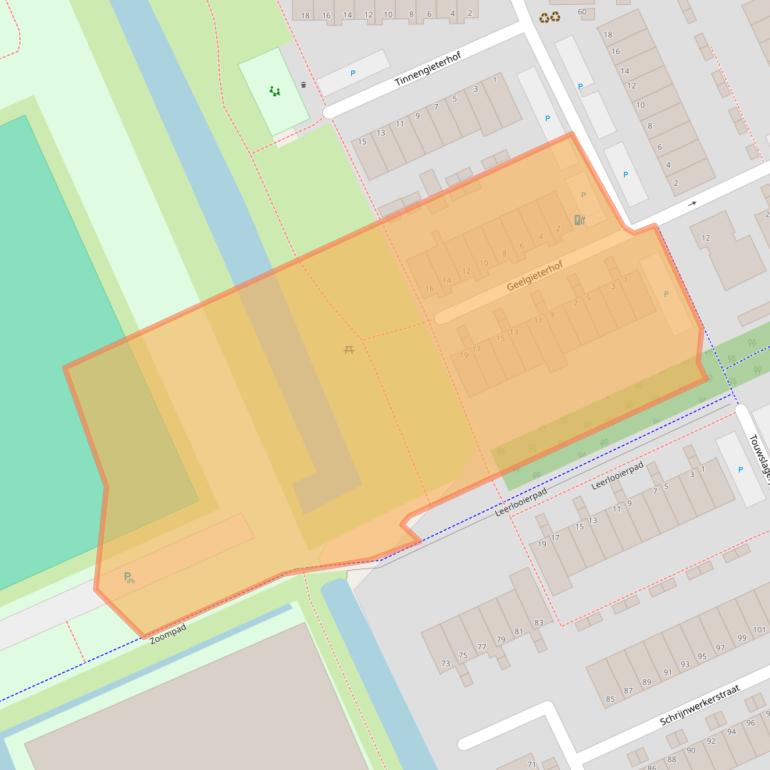 Kaart van postcodegebied 3123PB.