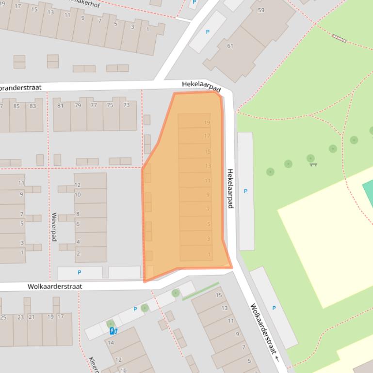 Kaart van postcodegebied 3123PC.