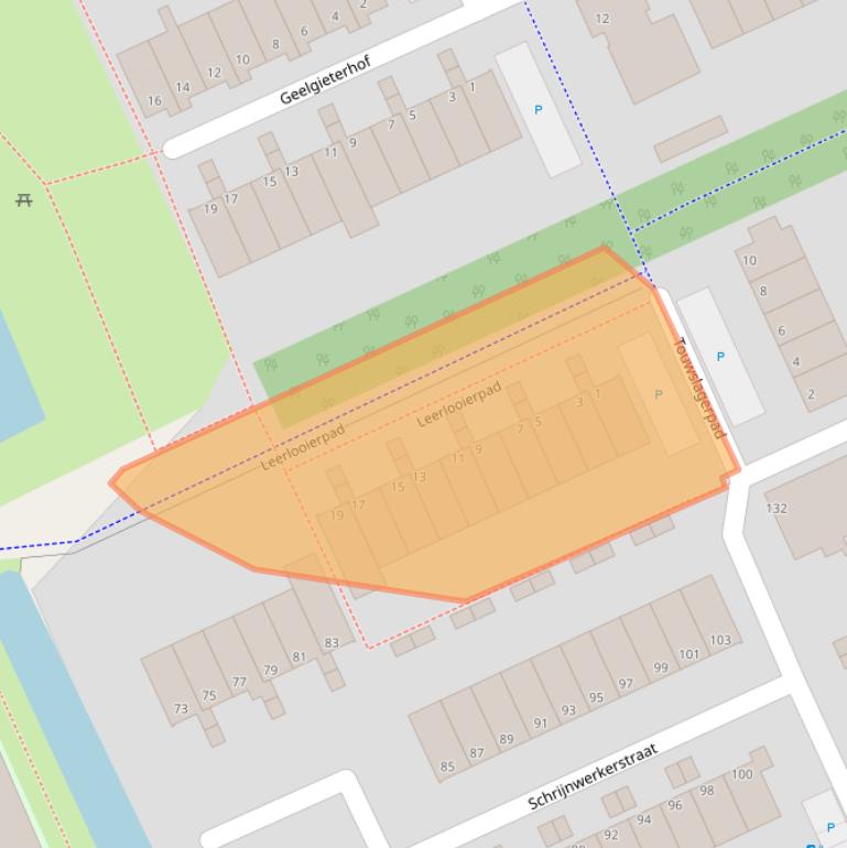 Kaart van postcodegebied 3123PG.