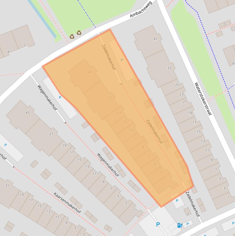 Kaart van postcodegebied 3123RH.