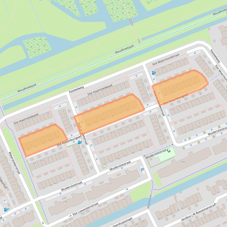 Kaart van postcodegebied 3123RR.