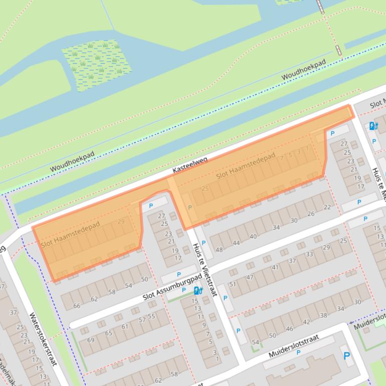 Kaart van postcodegebied 3123RS.