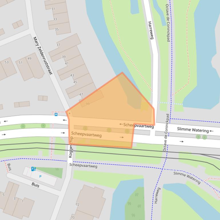 Kaart van postcodegebied 3123ST.