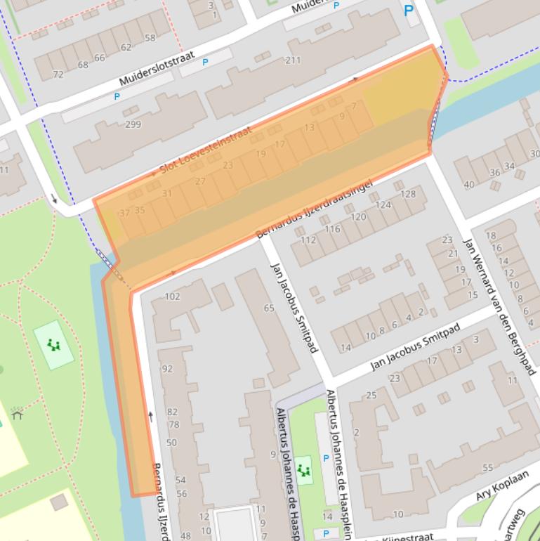 Kaart van postcodegebied 3123TC.