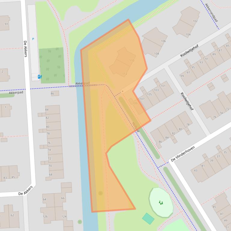 Kaart van postcodegebied 3124BM.