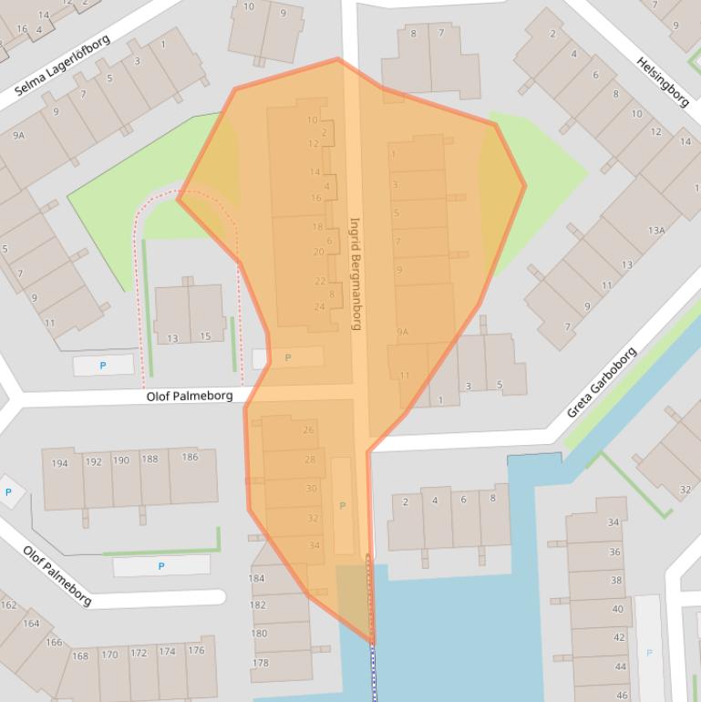 Kaart van postcodegebied 3124TB.
